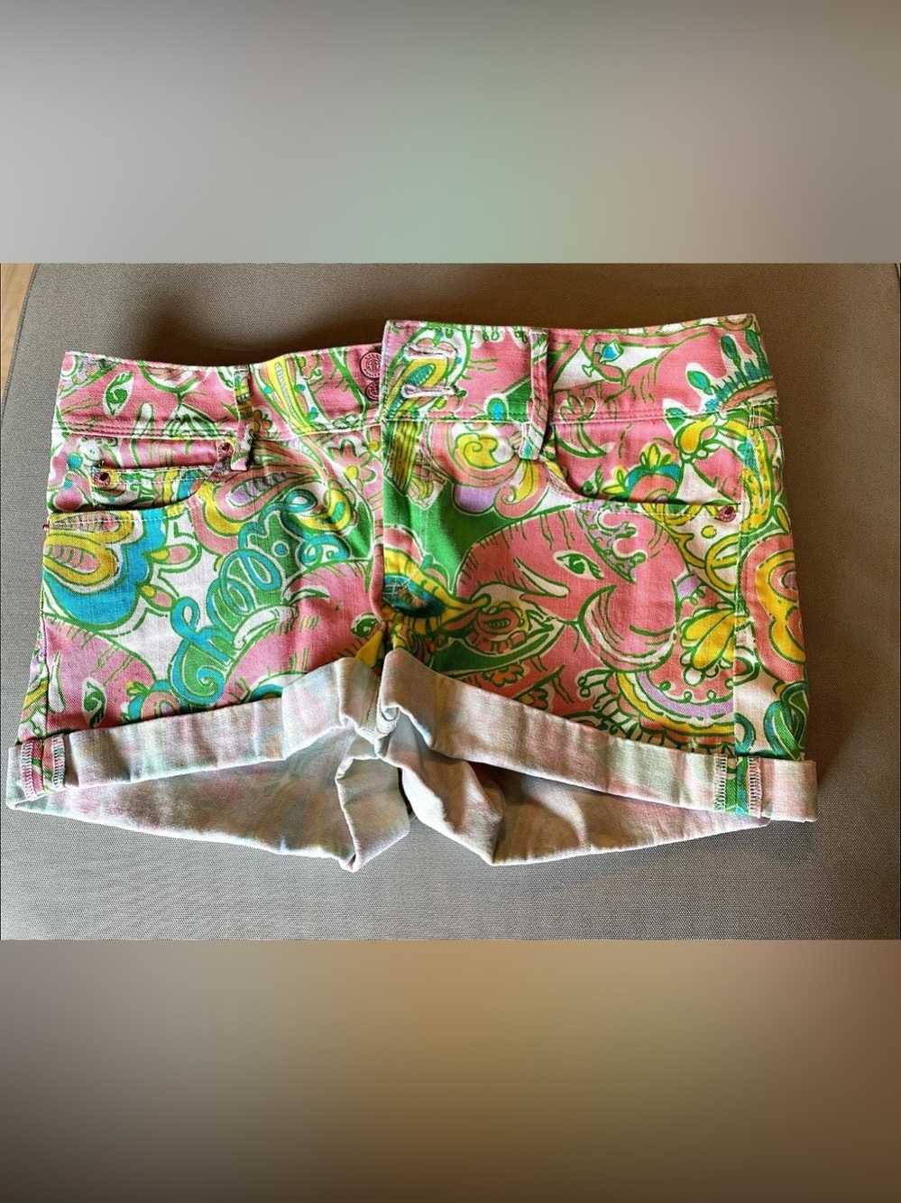 Lilly Pulitzer Clifton Short Paisley High Waist Shorts Size 4